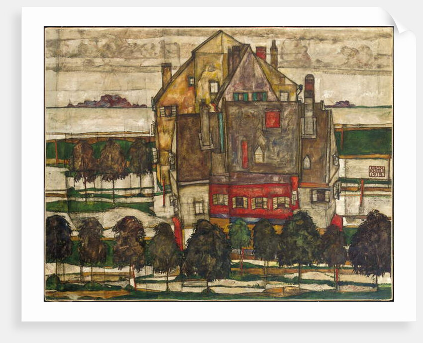 Individual Houses, 1915 by Egon Schiele