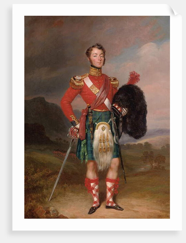 Portrait of Captain Robert Williamson Ramsay by Charles Achille D'Hardiviller