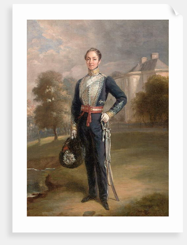 Portrait of Lieutenant George Ramsay of Lixmont, 1838 by Charles Achille D'Hardiviller