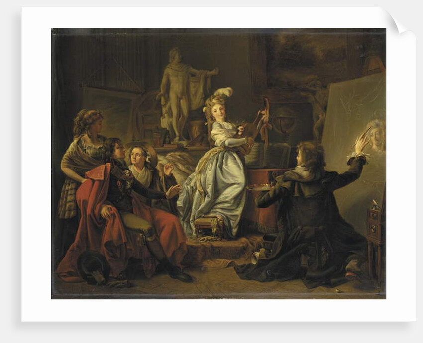 In the Artist's Studio, c.1792-95 by Michel Garnier