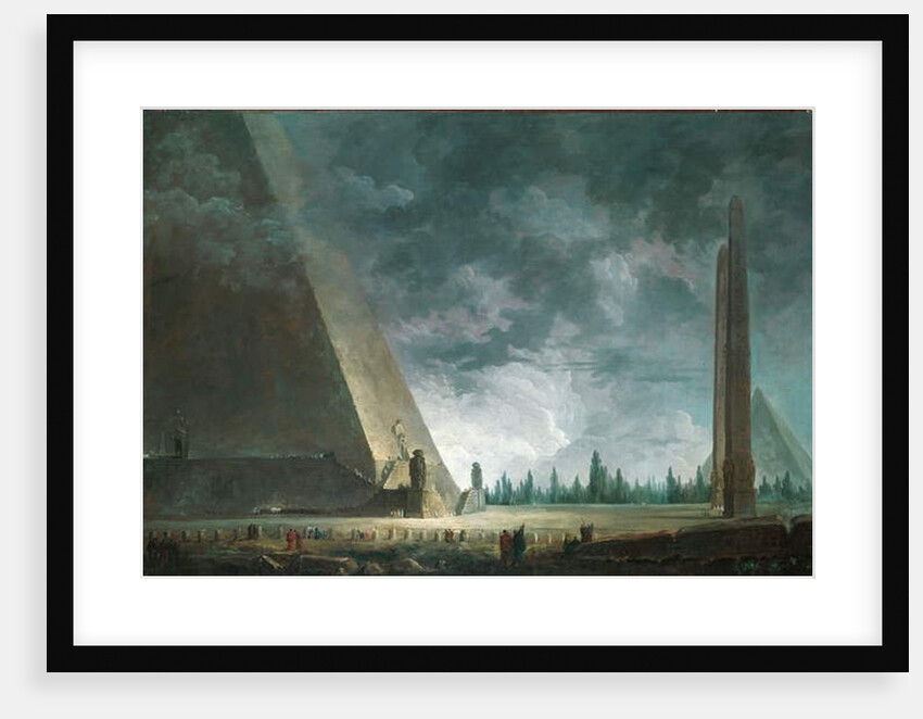 An Egyptian Fantasy, 1760 by Hubert Robert