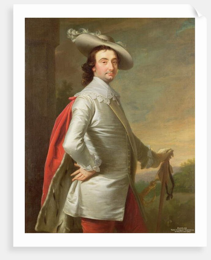 Portrait of Charles, 3rd Viscount Townshend by Allan Ramsay