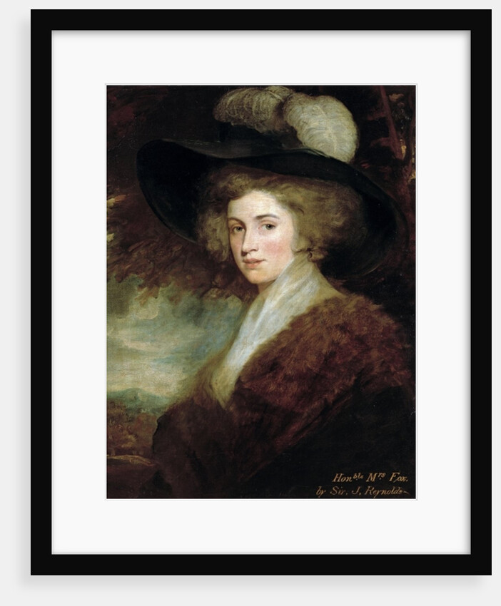 Portrait of Mrs. Charles James Fox, 1784-9 by Joshua Reynolds