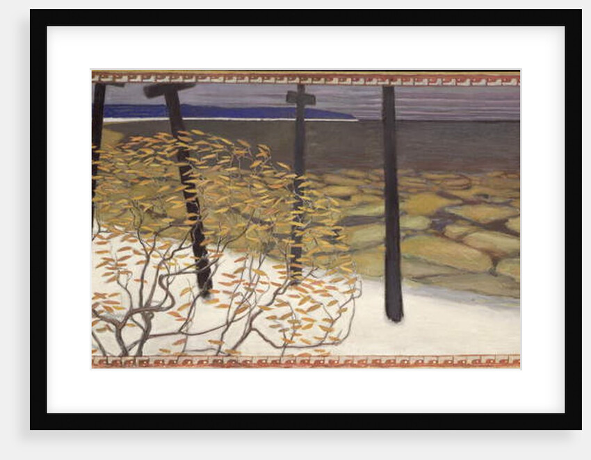 Autumn, the five crosses 1902 by Akseli Valdemar Gallen-Kallela