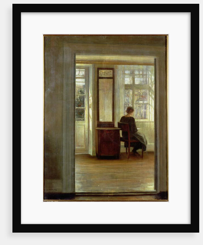 A Lady in an Interior by Carl Holsoe