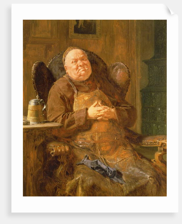 A Quiet Smoke, 1895 by Eduard von Grutzner