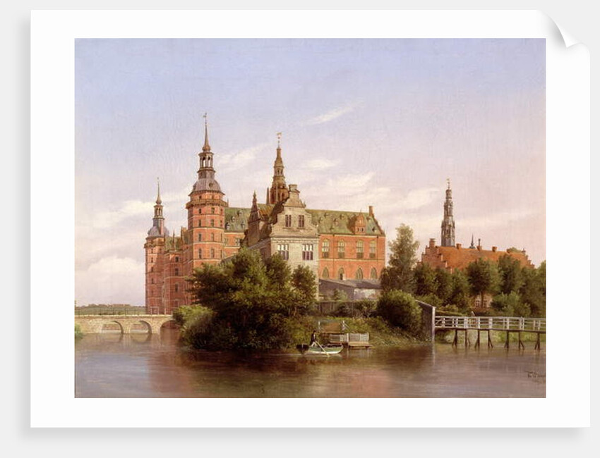 Frederiksborg Castle, Denmark, 1848 by Ferdinand Richardt