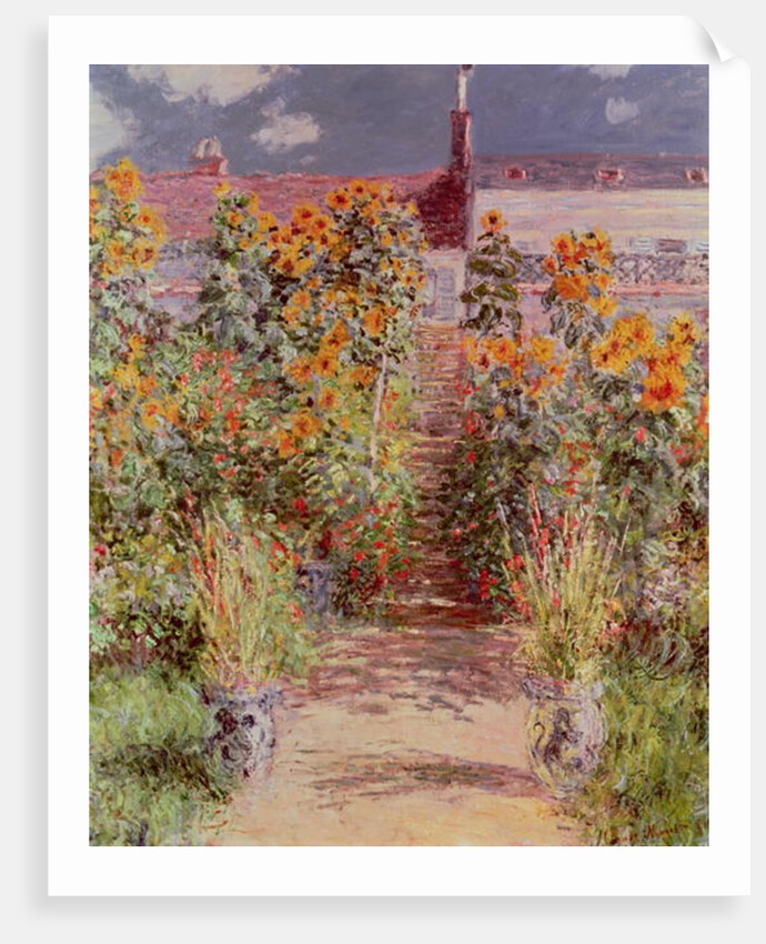 The Garden at Vetheuil, 1881 by Claude Monet
