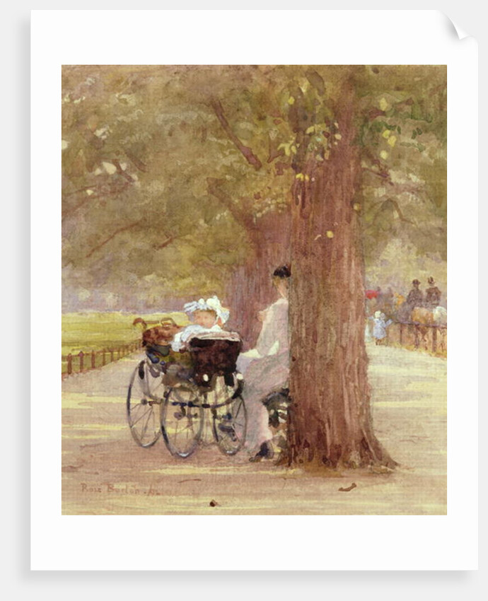 A Rest in Rotten Row, 1892 by Rose Maynard Barton