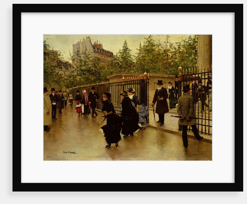 Leaving La Madeleine by Jean Beraud