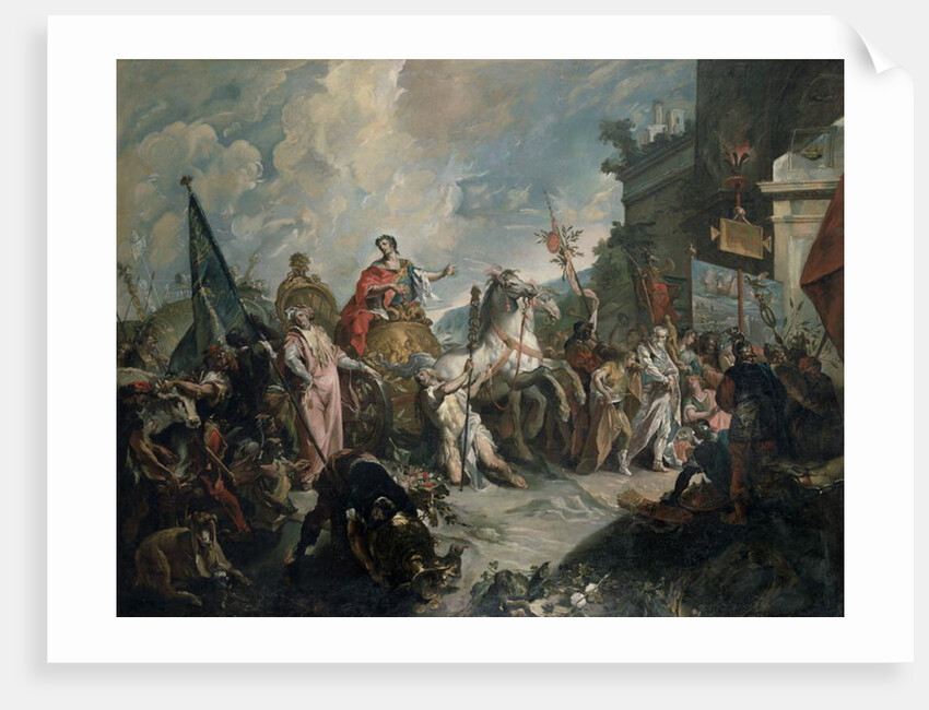 The Triumph of a Roman General by Giovanni Antonio Guardi