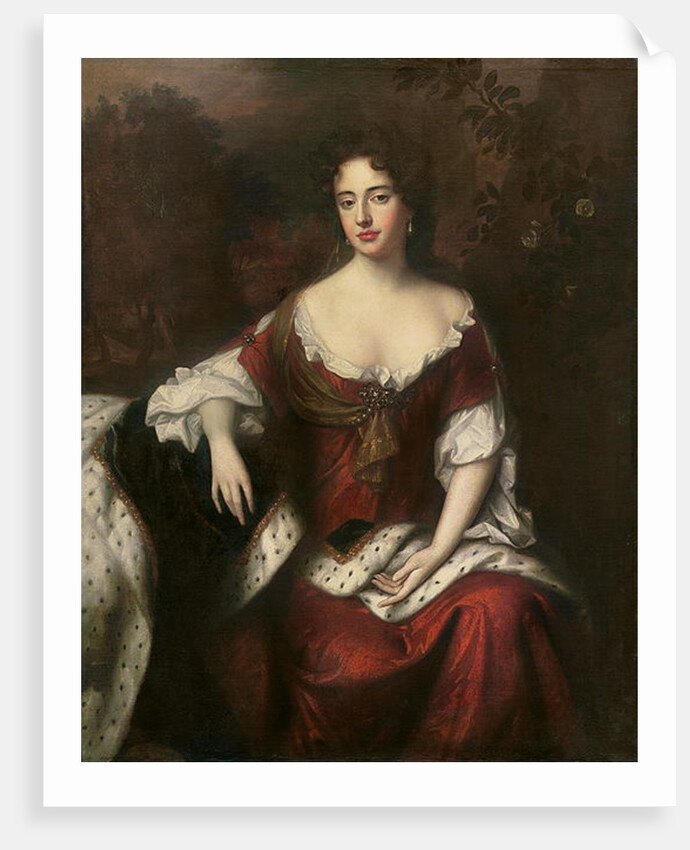 Portrait of Anne, Queen of Great Britain and Ireland, daughter of James II by William Wissing or Wissmig