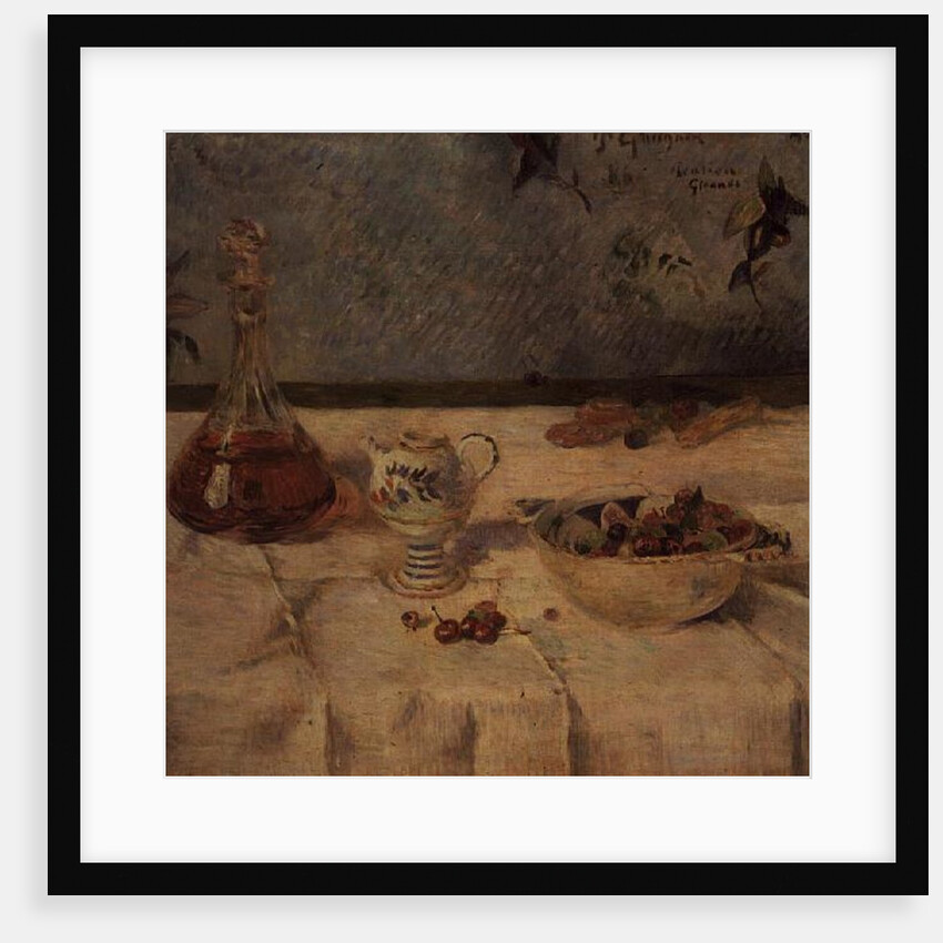 Still Life with Cherries, 1886 by Paul Gauguin