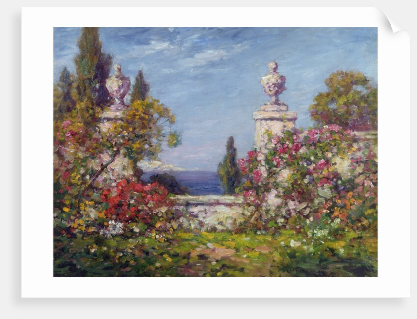 A Mediterranean Garden by Thomas Edwin Mostyn