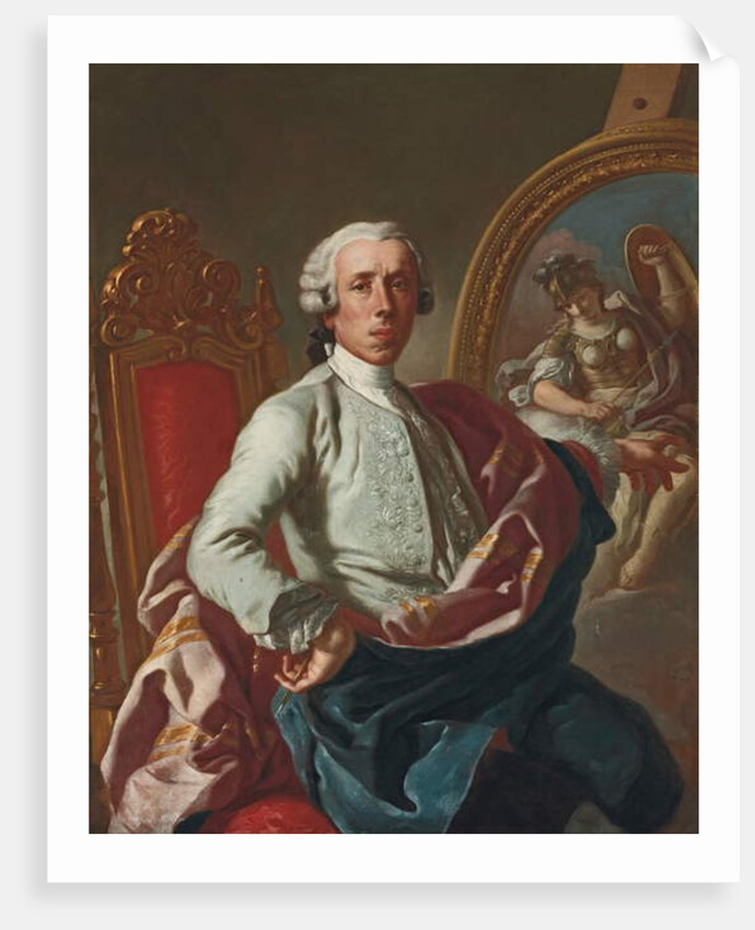 Portrait of the artist by Francesco de Mura