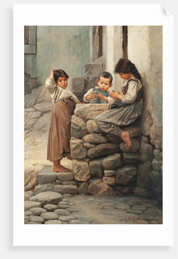 The Little Potters, 1883 by Christian Meyer Ross