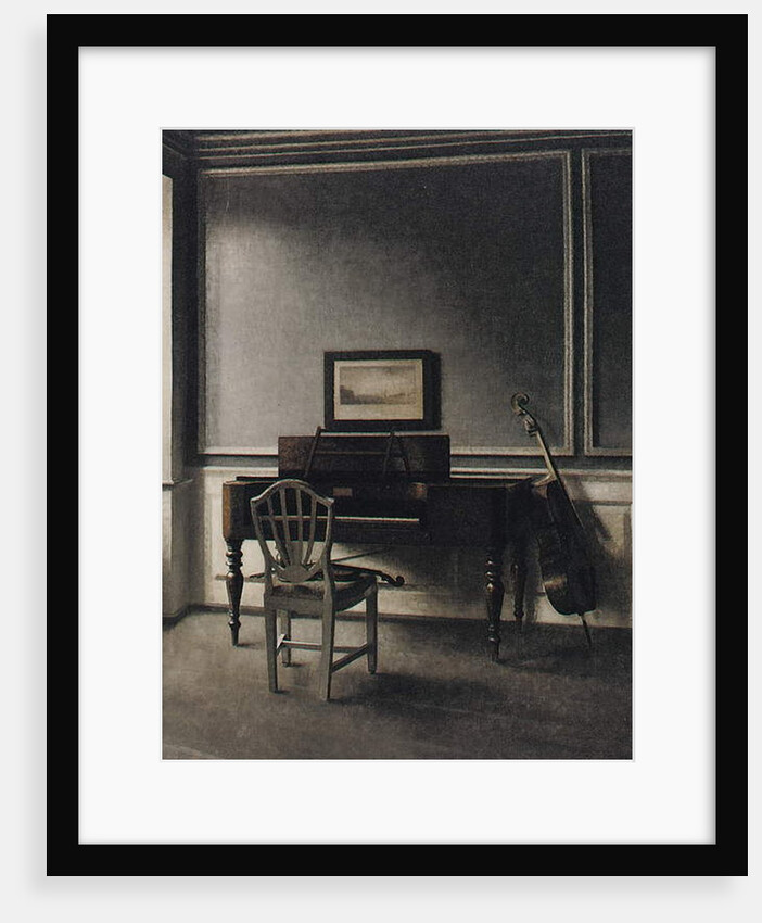 The Old Piano. Strandgade 30, 1907 by Vilhelm Hammershoi