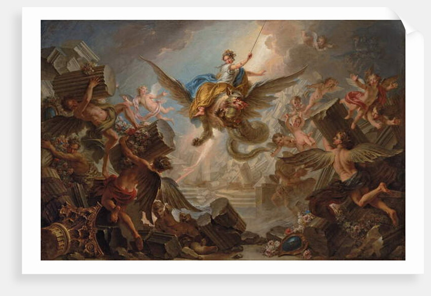 The Destruction of the Palace of Armida, 1737 by Charles Antoine Coypel
