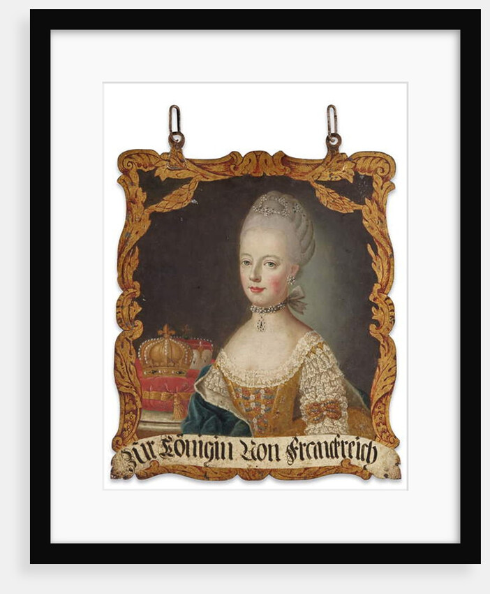Enseigne Marie-Antoinette, after 1774 by German School
