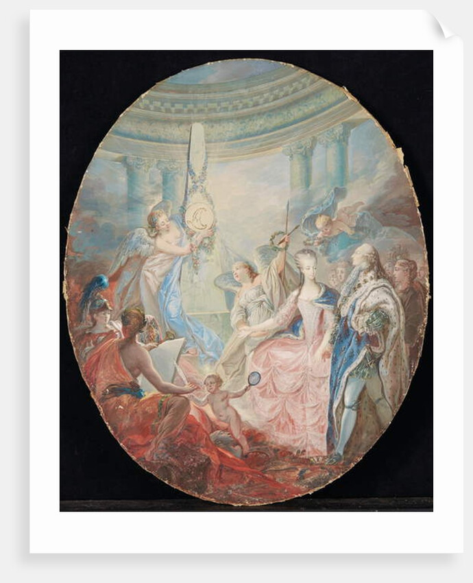 The Coronation of Louis XVI accompanied by Marie-Antoinette, after 1774 by French School