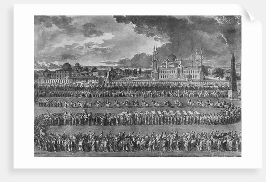 Procession of the Sultan on the Hippodrome by Jean Jacques Francois Le Barbier
