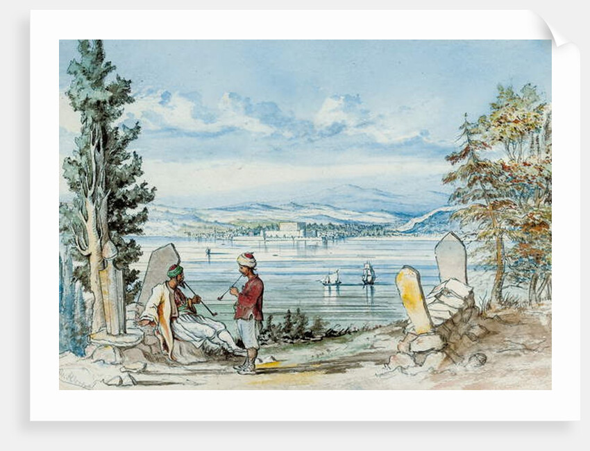 View in the Dardanells, 1869 by W. H. Wrench