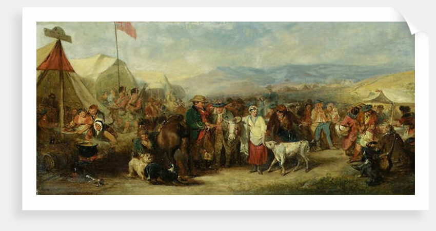 A sketch for 'A Scotch Fair', 1842 by John Phillip