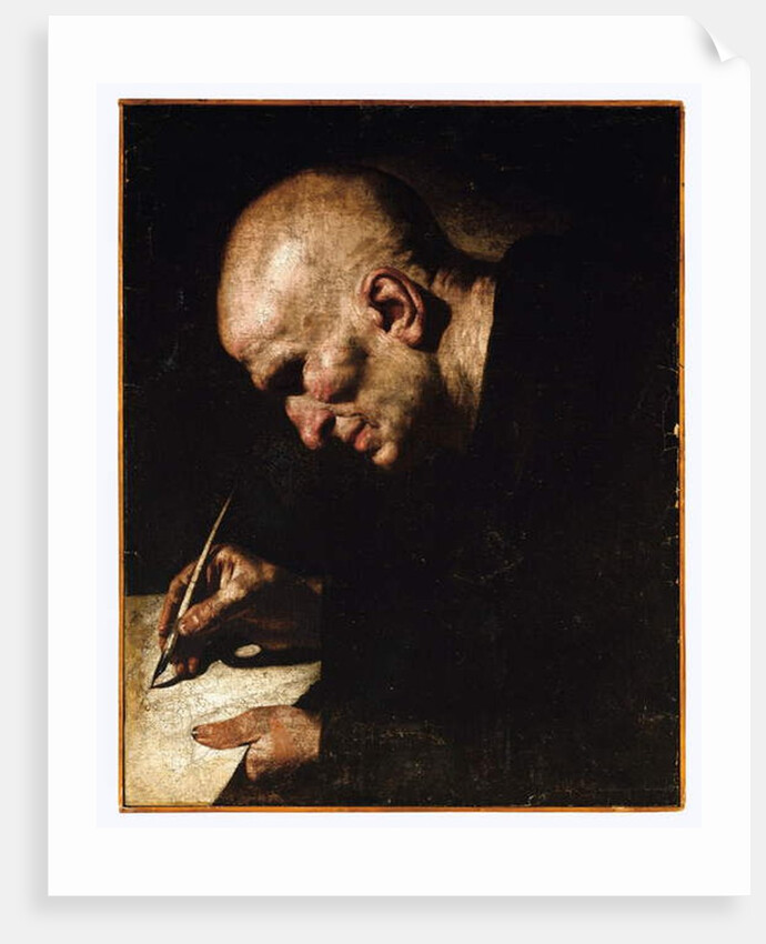 A Monk Scribe by Master of the Annunciation to the Shepherds