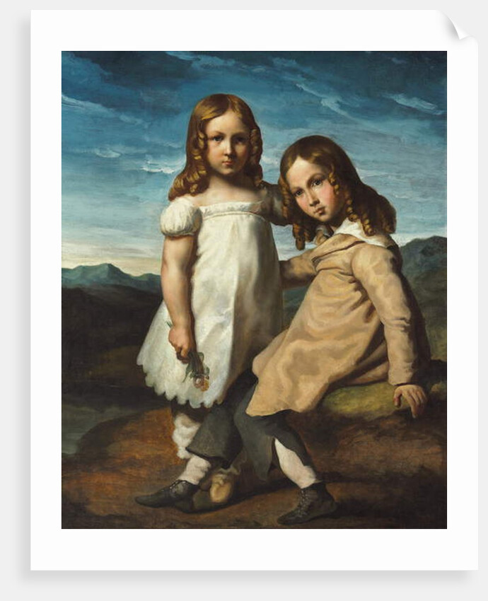 Portrait of Alfred and Elisabeth Dedreux, c.1818 by Theodore Gericault