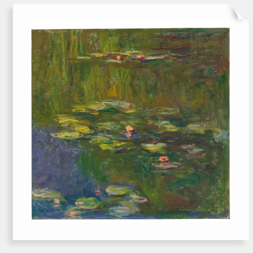 The Water Lily Pond, 1919 by Claude Monet