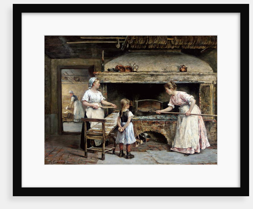 Inside a Bakery, 1885 by Gustaf Olaf Cederstrom