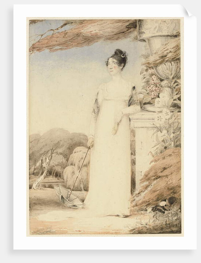 Portrait of Ann Miles, later Mrs. John Sell Cotman by John Thirtle