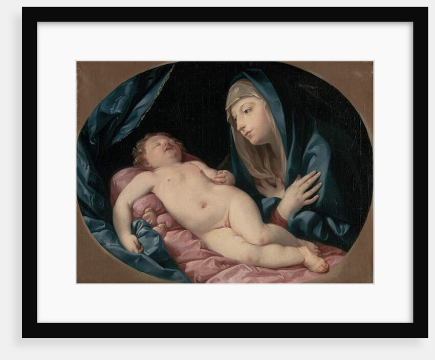 The Madonna adoring the sleeping Child by Guido Reni