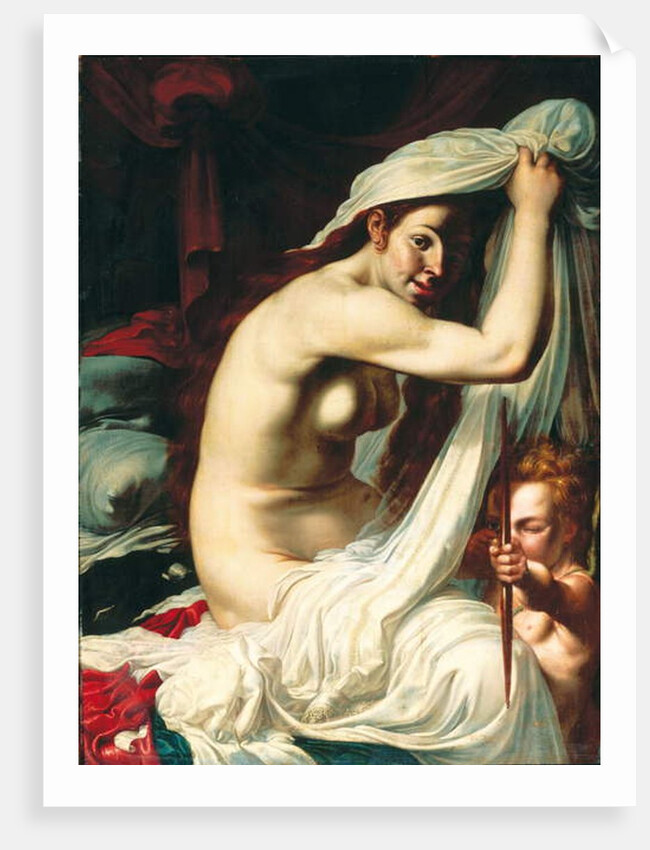 Venus and Cupid by Werner Jacobsz van den Valckert