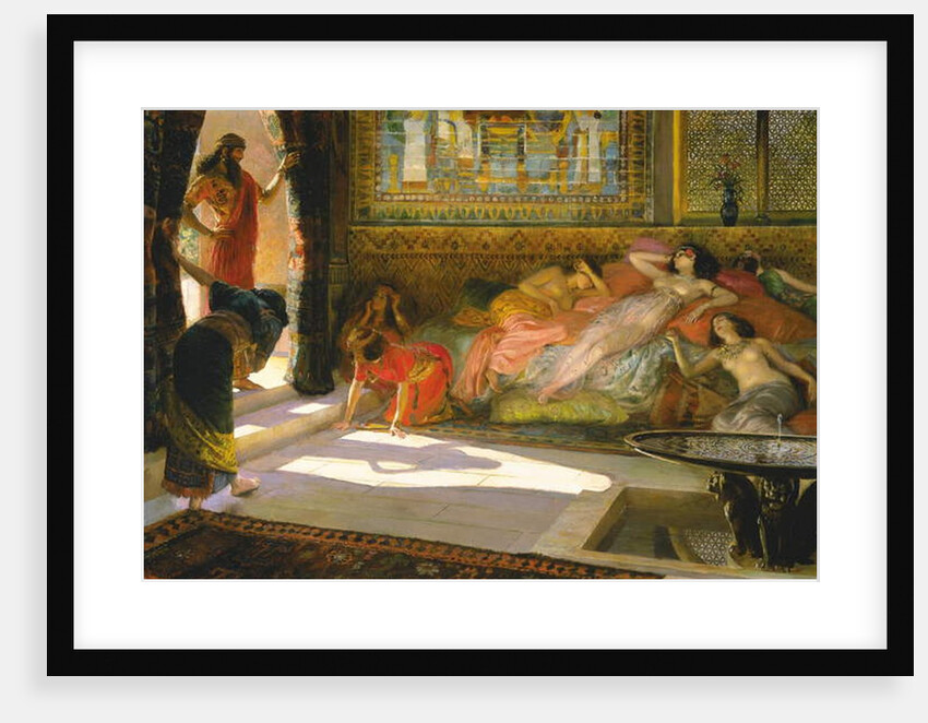 New Arrival at the Harem, Thebes, 18th Dynasty, c.1890 by Georges Marie Rochegrosse