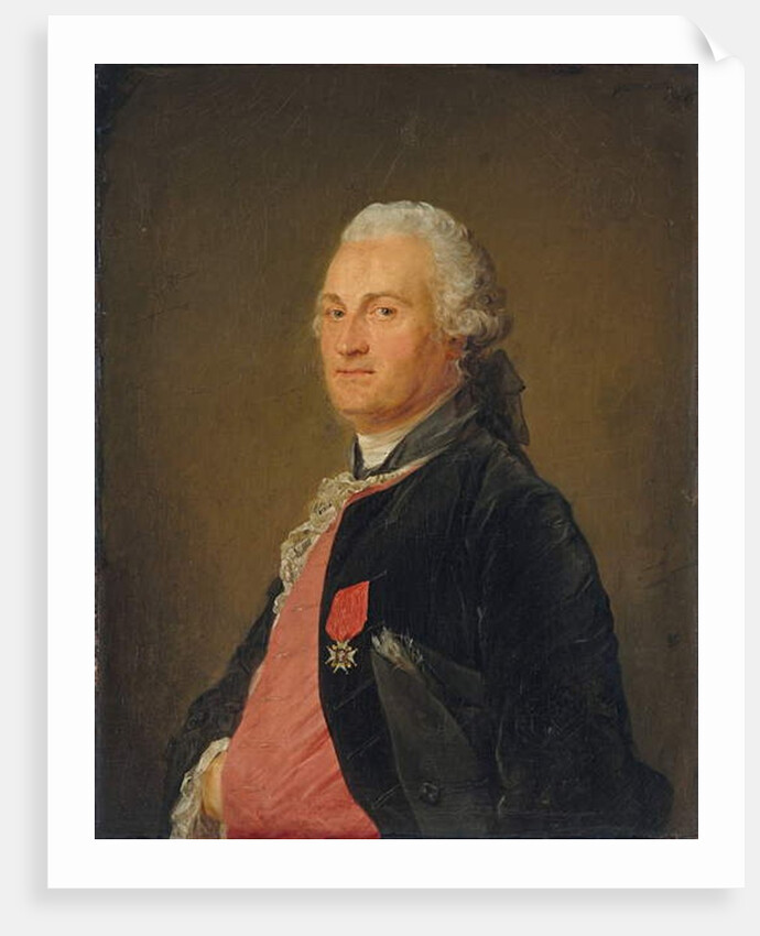 The Comte d'Artois in uniform, 1765 by Jean-Baptiste Perronneau