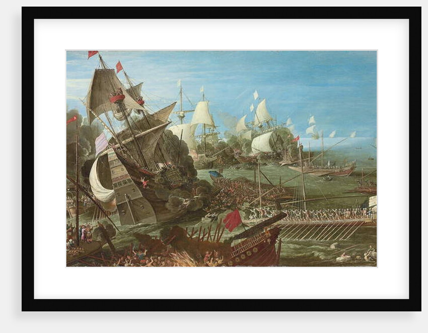 The Battle of Lepanto, 1622 by Andries van Eertvelt