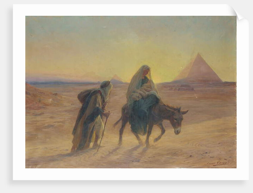 The Flight into Egypt by Eugene Alexis Girardet