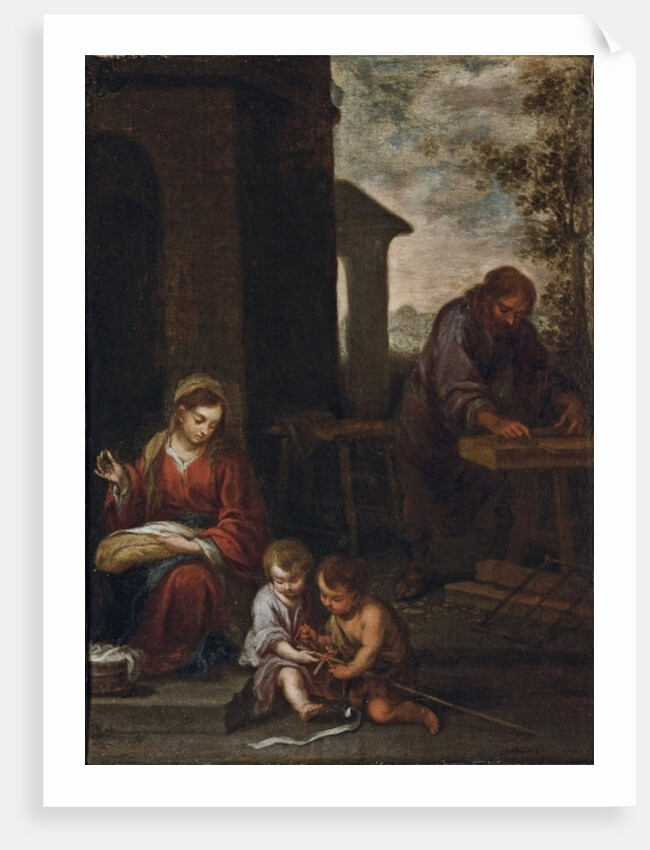 The Holy Family with the Infant St. John the Baptist, 1660-70 by Bartolome Esteban Murillo