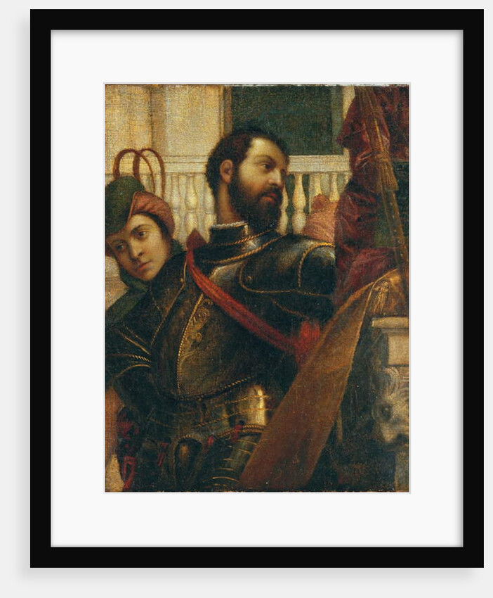 A knight and his page: a fragment by (1528-88) (attr. to) Veronese