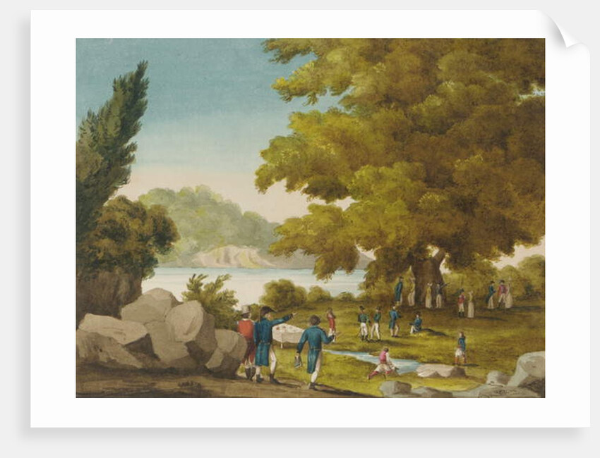 The Fountain of the Bashaw, Santa Maura, Greece by Captain George Francis Lyon