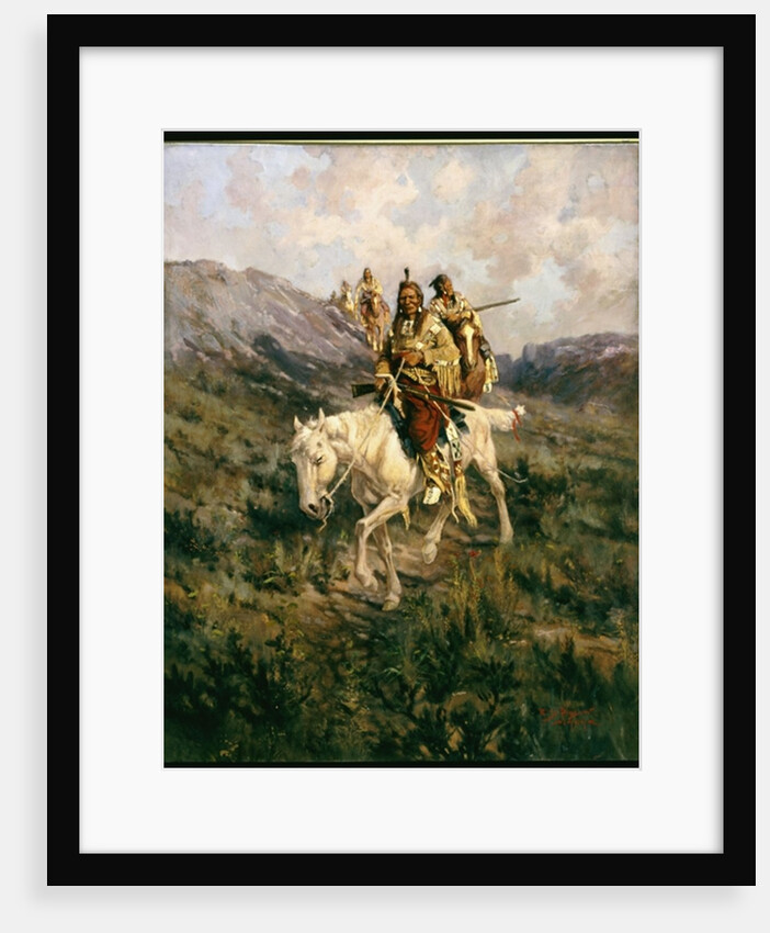 Visit to Another Tribe, 1909 by Edgar Samuel Paxson