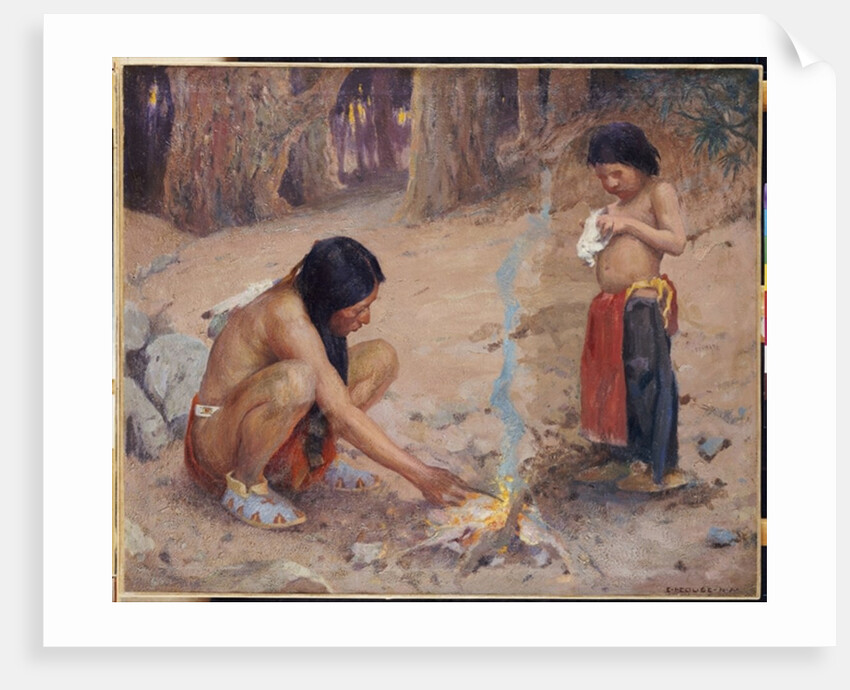 The Campfire by Eanger Irving Couse