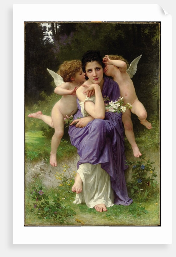 Chansons de Printemps, 1889 by William-Adolphe Bouguereau