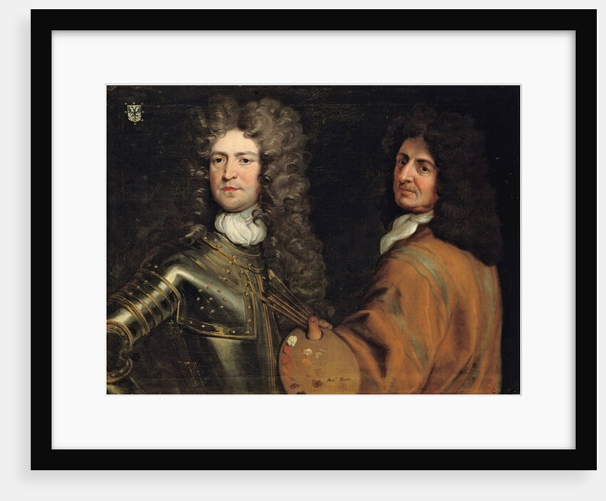 Double portrait of the artist with Brigadier-General Robert Killigrew by Antonio Verrio