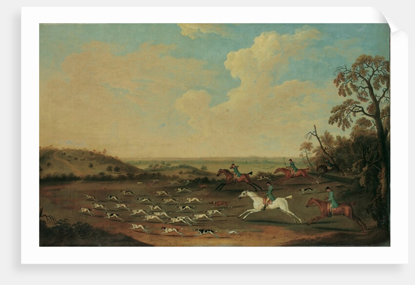 A Hunt in Full Cry at Quorley, Hampshire, c.1770 by James Seymour