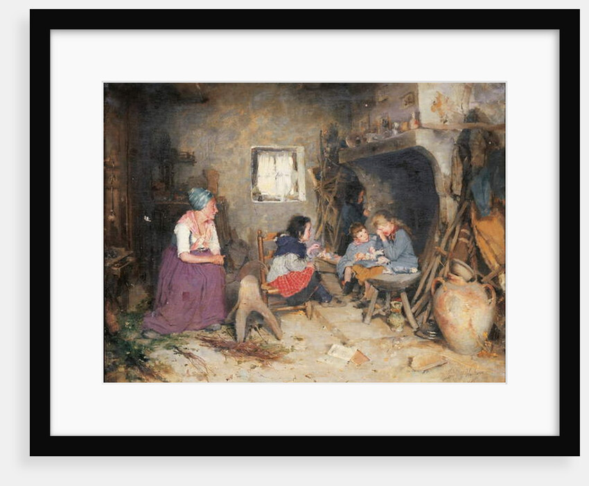 The Broken Doll, 1885 by Leon Delachaux