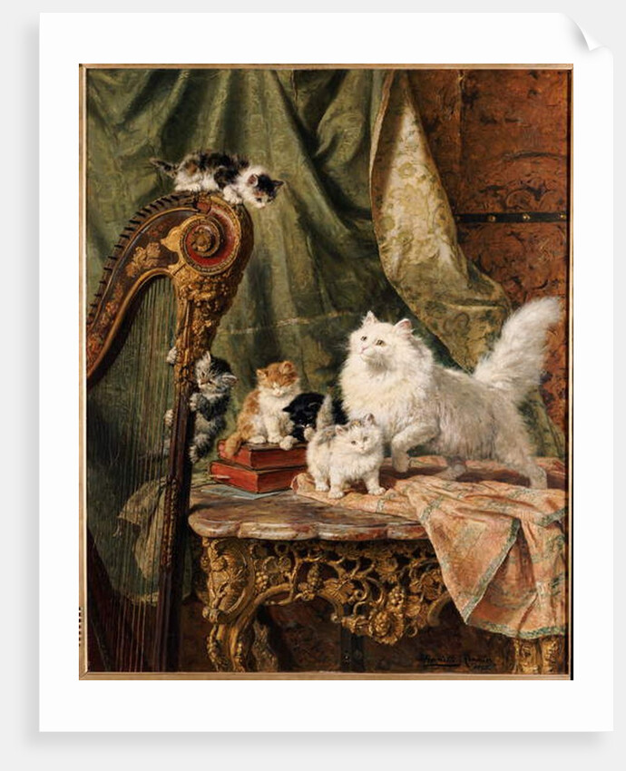 A Musical Interlude, 1897 by Henriette Ronner-Knip