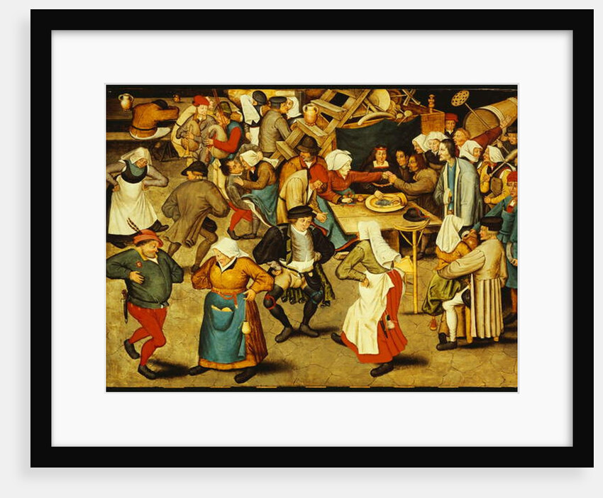 The Indoor Wedding Dance by Pieter the Younger Brueghel