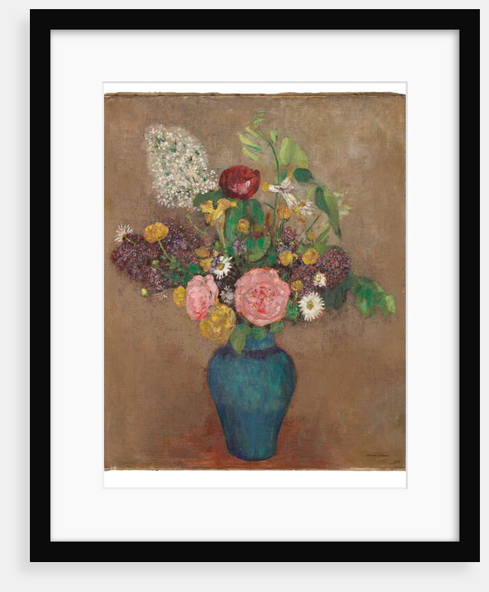 Vase of flowers by Odilon Redon